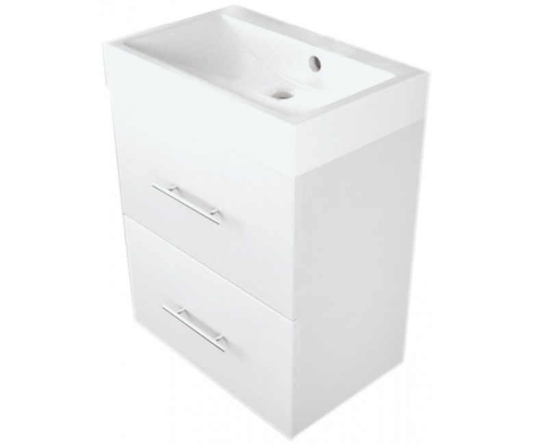 Підвісна тумба FANCY MARBLE  CUPBOARD 55X36X62 22M WHITE CUPBOARD 55X36X62 22M WHITE