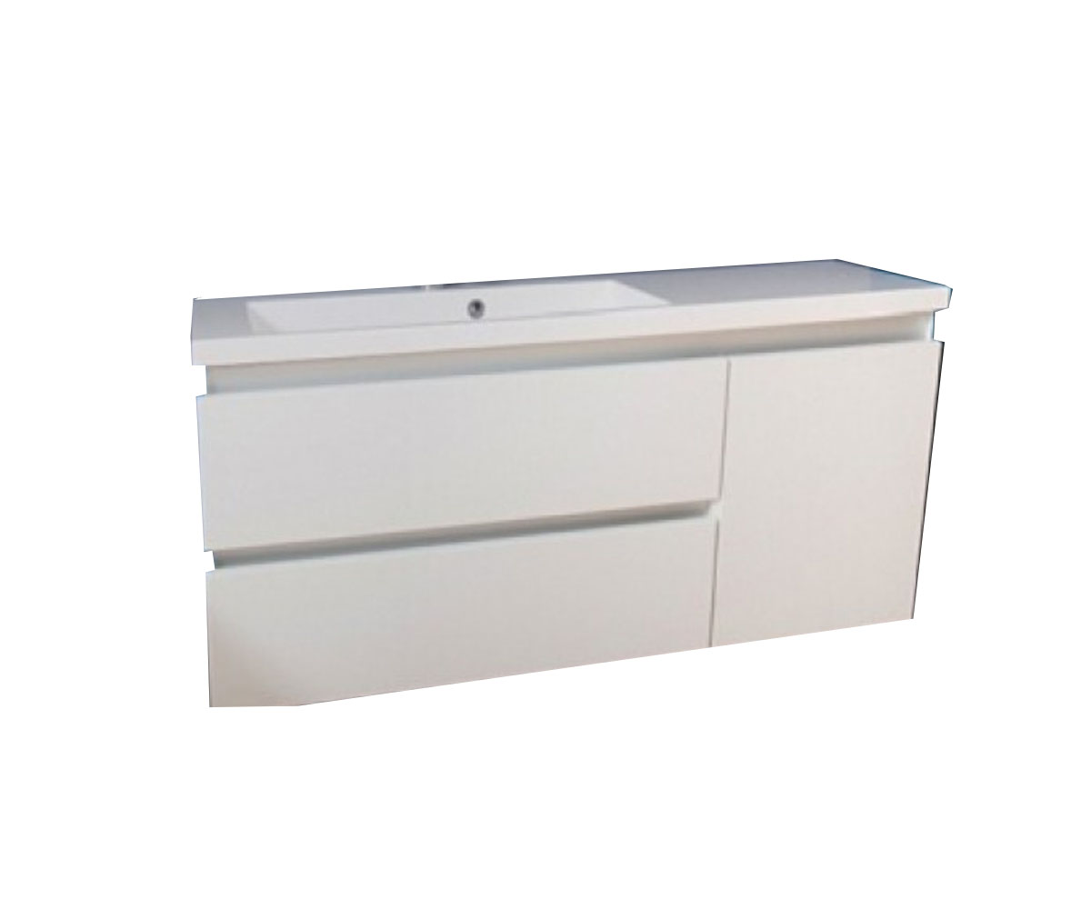 Тумба с раковиной FANCY MARBLE  CYPRUS 125L CYPRUS 125L