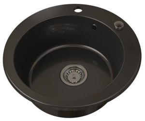 Кухонна мийка кругла з ексцентриком FEJERA VENTA 100121