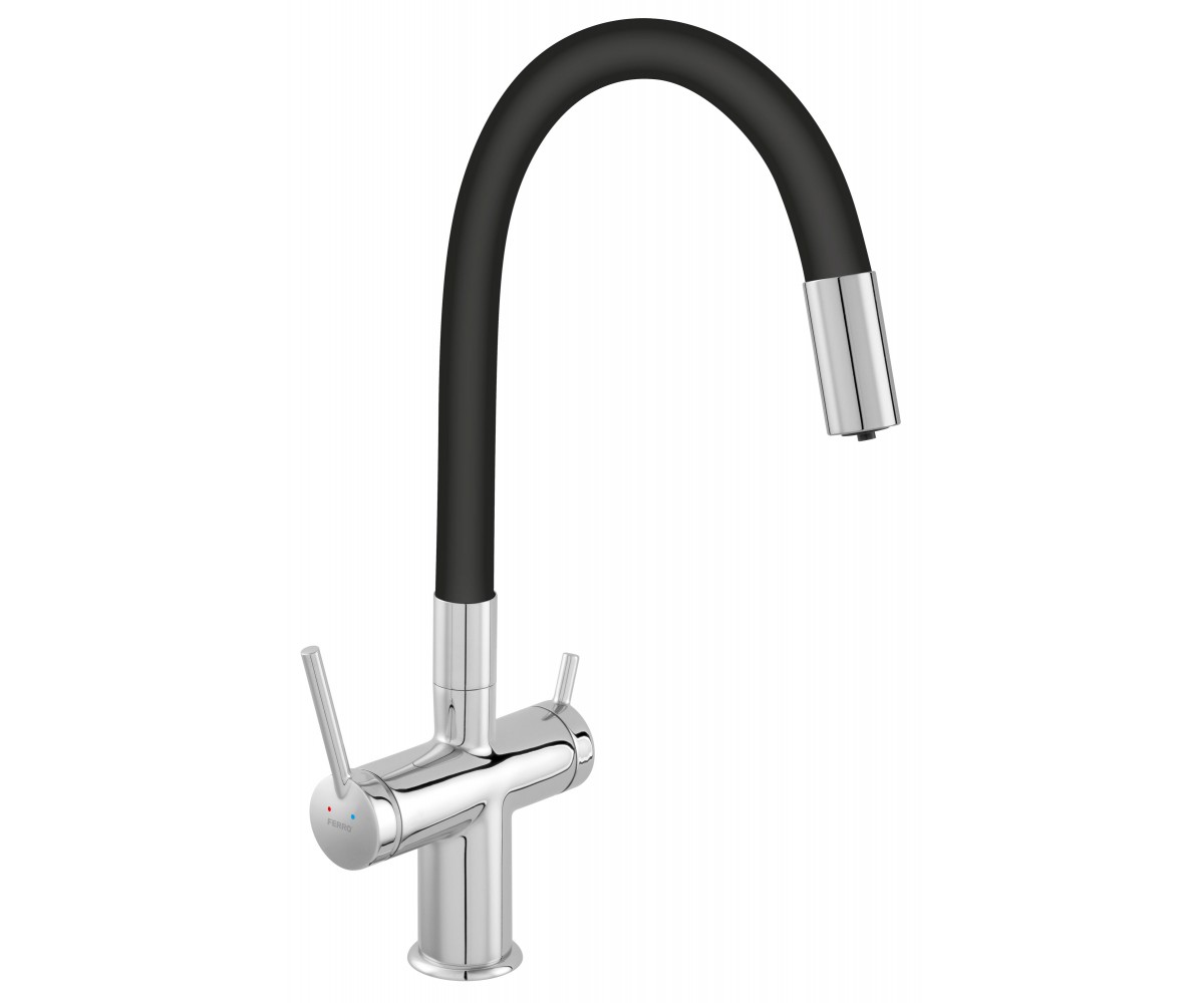 Чаша для м`якої води Filtrata з м`якою білою Фільтратою, хром FERRO  BFT41B BFT41B