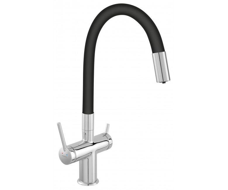 Чаша для м`якої води Filtrata з м`якою білою Фільтратою, хром FERRO  BFT41B BFT41B
