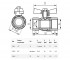 Кран шаровой 1/2  KMH1W:Чертеж 