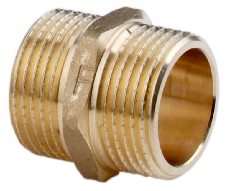 Латунний ніпель 1/2 FERRO  N03Z N03Z