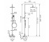 Душевая система  VITTO VERDELINE NP81-BVI7UVL:Чертеж 