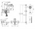 Набор смесителей 3 в 1  ONE ONE BFO1+BFO2+N340:Чертеж 