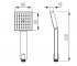 Ручной душ  AMIGO VERDELINE S190VL-B:Чертеж 