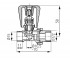 Радиаторный кран 1/2” c дросселем  ZG2LY:Чертеж 