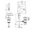 Смеситель для биде  SPILLO UP F3032XSOR:Чертеж 