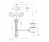 Смеситель для биде  VENERE SKY 13 OO 0635:Чертеж 