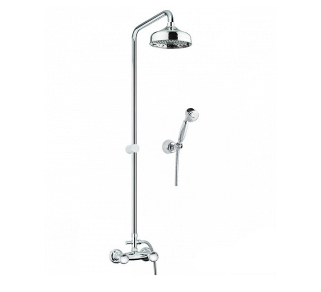 Смеситель для душа с душевой стойкой FIORE XT SKY 17 CR 0621 17 CR 0621