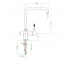 Смеситель для мойки  XENON 44 CR 5461:Чертеж 