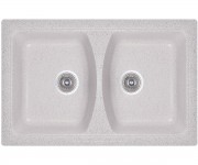 Кухонна подвійна мийка   FOSTO  79X50 SGA-210