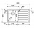 Кухонная мойка  NEPTUNE PLUS NPX 611 101.0068.368:Чертеж 