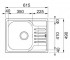 Мойка кухонная  POLAR PXL 611-60 101.0330.655:Чертеж 