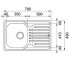 Мойка для кухни  POLAR PXL 611-78 101.0330.657:Чертеж 