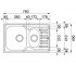Мойка для кухни  POLAR PXL 651-78 101.0377.282:Чертеж 