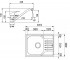 Мойка со смесителем  POLAR PXL 611-60 101.0444.100:Чертеж 