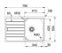 Мойка с крылом  SPARK SKL 611-79 101.0598.809:Чертеж 