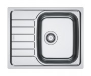 Мийка кухонна Franke Spark, нерж.сталь, прямокутник, з крилом, 620х500х160мм, чаша - 1, накладна, SKL 611-62, нерж декор FRANKE  101.0716.714