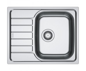 Мийка кухонна Franke Spark, нерж.сталь, прямокутник, з крилом, 620х500х160мм, чаша - 1, накладна, SKL 611-62, нерж декор FRANKE  101.0716.714