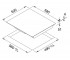 Варочная сенсорная поверхность  FHSM 604 4I WH 108.0495.507:Чертеж 