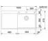Мойка кухонная  MYTHOS MTG 611 114.0017.829:Чертеж 
