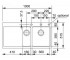 Кухонная мойка  MYTHOS FUSION MTF 651-100 114.0156.981:Чертеж 