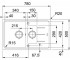Мойка кухонная  BASIS BFG 651-78 114.0272.633:Чертеж 
