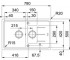 Мойка для кухни  BASIS BFG 651-78 114.0306.796:Чертеж 