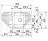 Мойка гранитная  EUROFORM EFG 682-Е 114.0355.448:Чертеж 