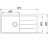 Мойка для кухни  BASIS BFG 611-97 114.0363.934:Чертеж 