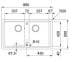 Мойка для кухни  BASIS BFG 620 114.0363.940:Чертеж 