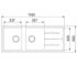 Кухонная мойка  BASIS BFG 621 114.0367.619:Чертеж 