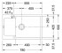 Кухонная мойка  MARIS MRG 611-78 XL 114.0374.918:Чертеж 