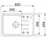 Мойка для кухни  MALTA BSG 611-62 114.0375.044:Чертеж 