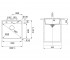 Кухонная мойка  MARIS MRG 610-52 TL 114.0668.817:Чертеж 
