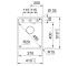 Кухонная мойка  MARIS MRG 610-37 TL 114.0668.862:Чертеж 