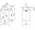 Кухонная мойка  MARIS MRG 610-37 TL 114.0668.865:Чертеж 