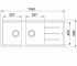 Кухонная мойка  BASIS BFG 621 114.0676.260:Чертеж 
