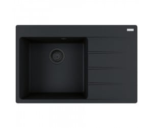 Мийка з лівою чашею FRANKE CENTRO CNG 611-78 TL BLACK EDITION 114.0699.239