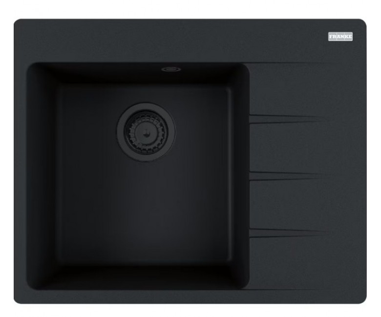 Лівостороння кухонна мийка FRANKE CENTRO CNG 611-62 TL BLACK EDITION 114.0699.242 114.0699.242