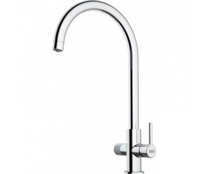 Змішувач для кухні Franke Lina J Clear Water 2.0, довж.виливу - 216 мм, поворотний, 1+1 фільтр, хром FRANKE  120.0730.806