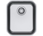 Мийка кухонна Franke Smart, нерж.сталь, прямокутник, без крила, 341х401мм, чаша - 1, монтаж під стільницю, SRX 110-34, нерж поліров. FRANKE  122.0739.