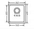 Кухонная мойка  KUBUS KBG 110-34 125.0158.602:Чертеж 