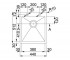 Кухонная мойка  PLANAR PPX 210-44 TL 127.0203.470:Чертеж 