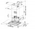 Вытяжка кухонная  GLASS LINEAR FGL 7115 XS 325.0541.093:Чертеж 