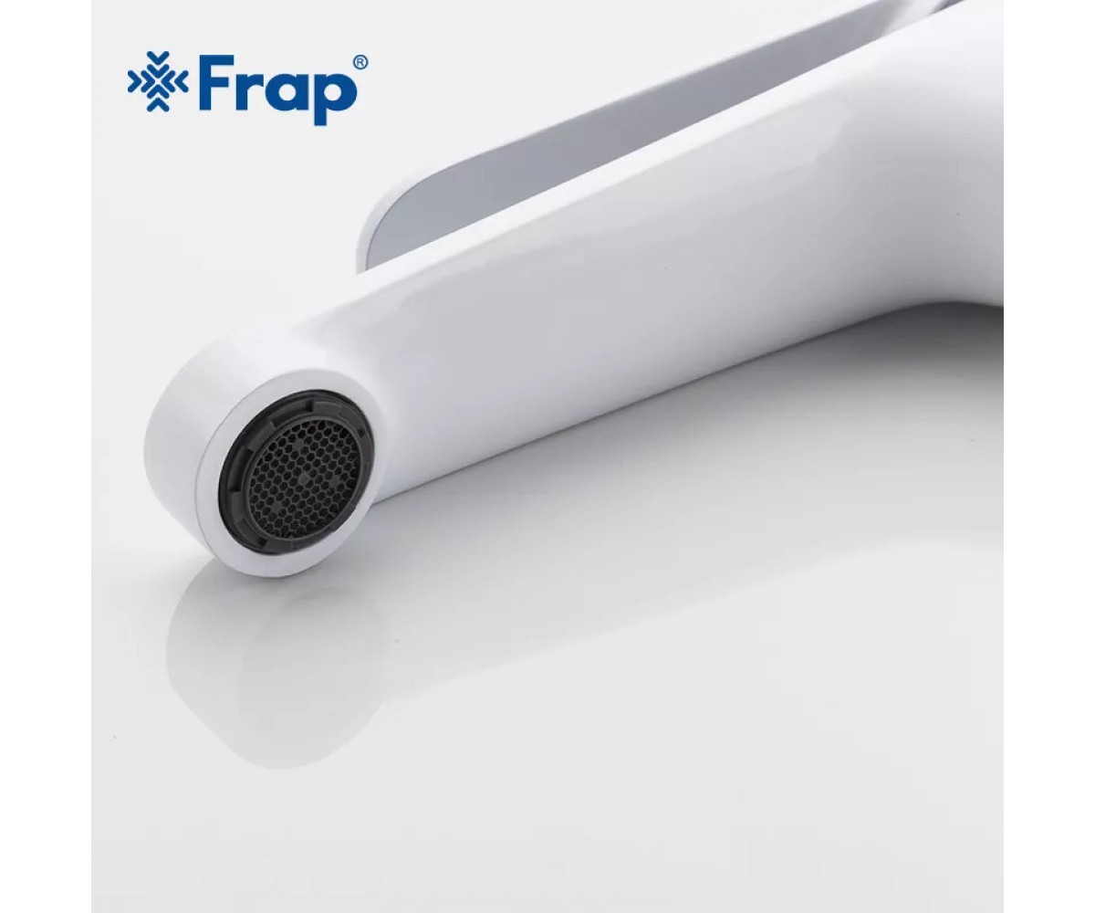 Змішувач для умивальника Frap F1045, білий/хром  F1045:Фото 6