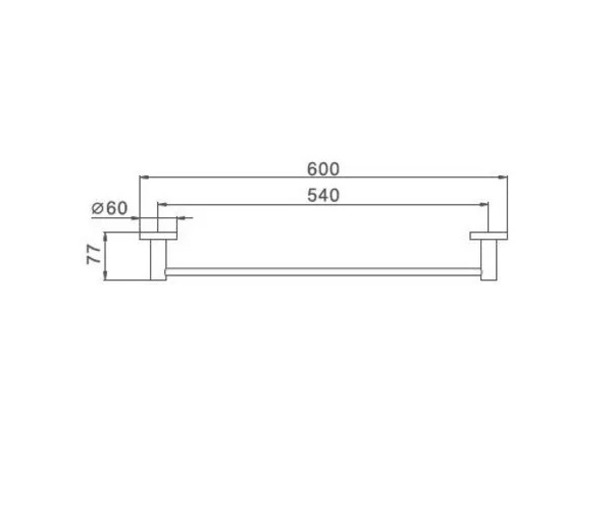 Вешалка для полотенец  F30 F30101:Чертеж 