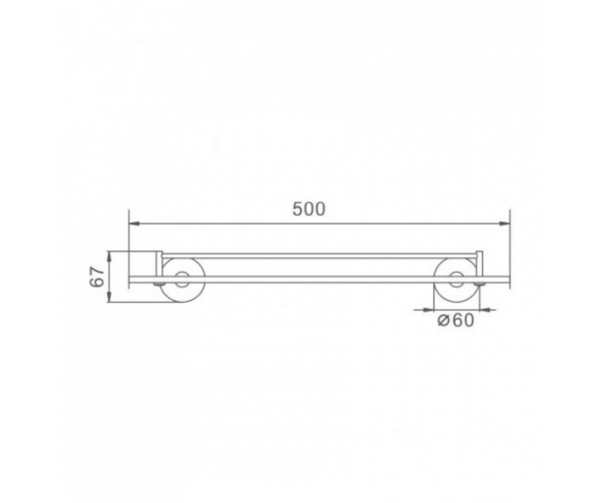 Полка с держателем  F30 F30107:Чертеж 