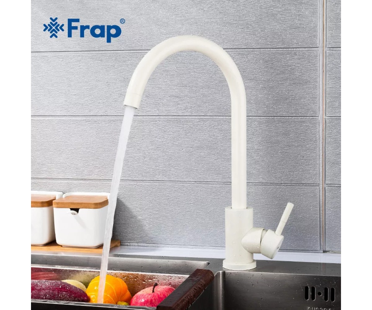 Змішувач для кухні Frap F40899-1, білий  F40899-1:Фото 2